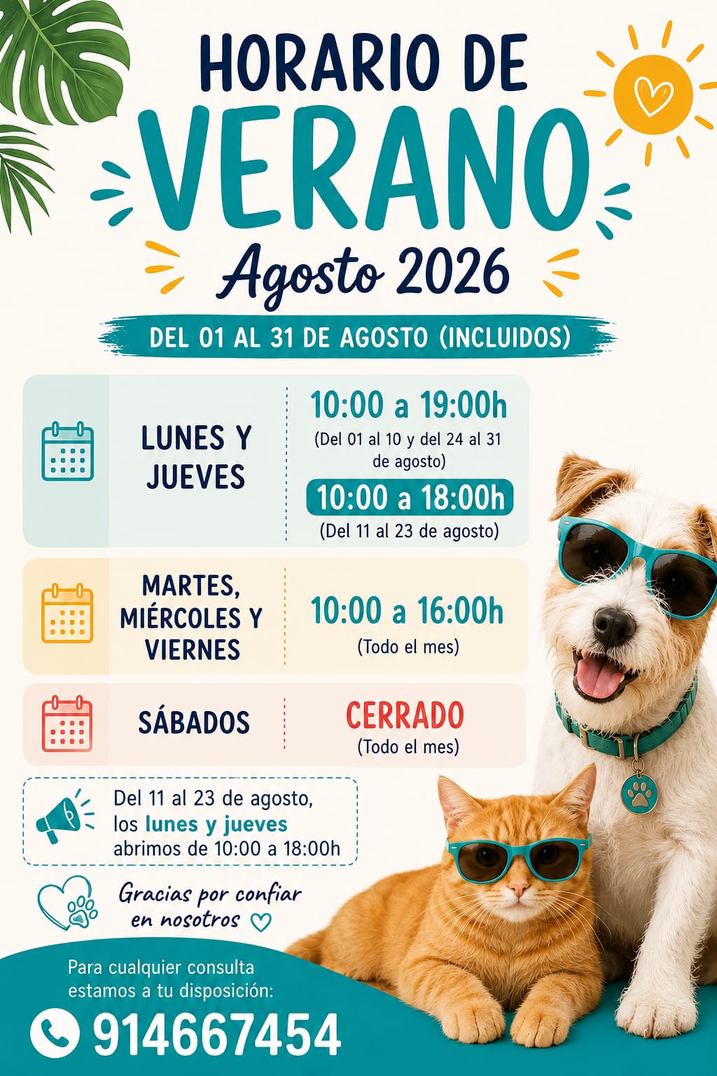 Horario Veterinario